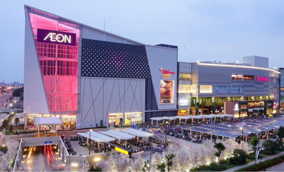 aeon có bao nhiêu trung tâm thương mại
