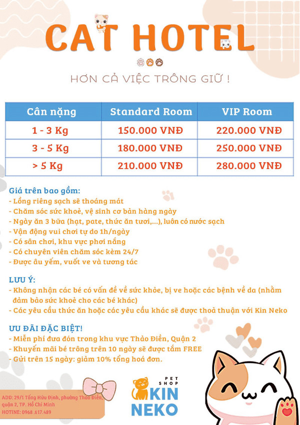 Khách sạn chó mèo quận 2: lựa chọn tốt nhất cho thú cưng của bạn